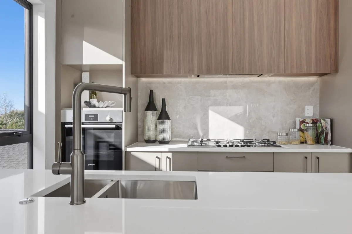 Kitchen detail, Tapware and splashback