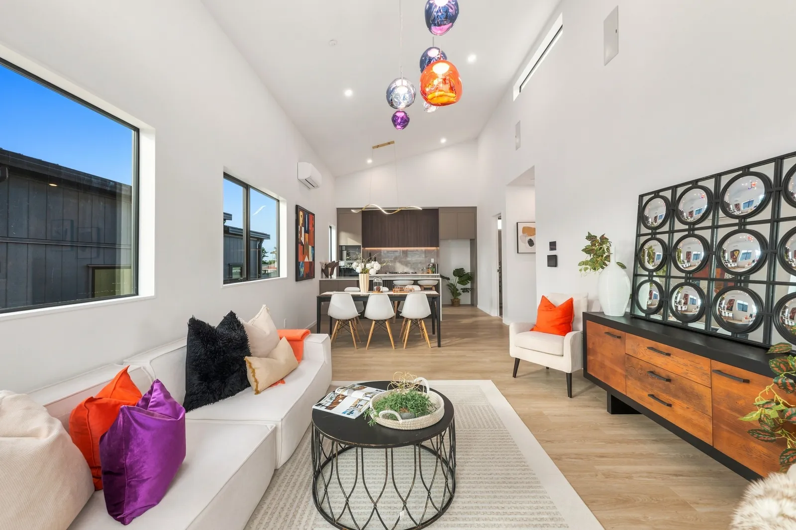 The same Auckland living room finished in FUSE — Bold. Vivid. Built for the scroll.