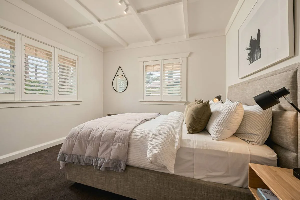 Main bedroom, shutters